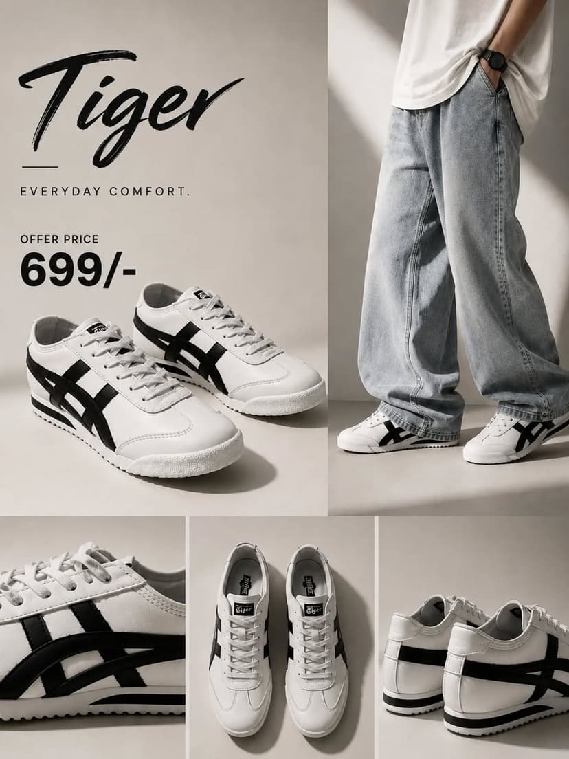 Tiger Trendy Sneakers